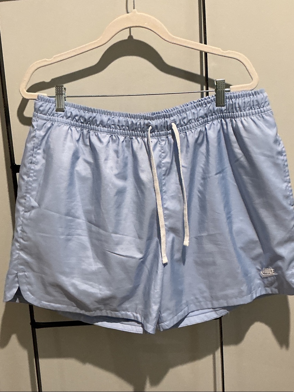 Nike Light Blue Men's Athletic Drawstring Shorts
